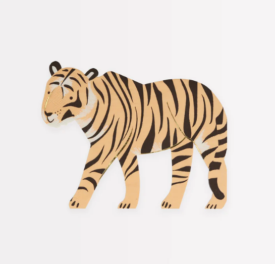 Servilleta tigre (x 16 und)