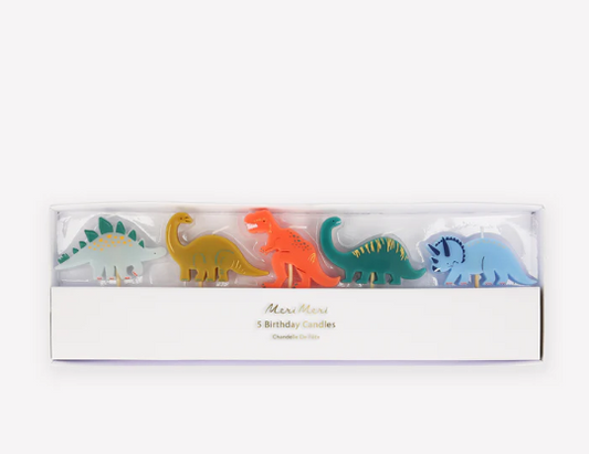 Velas de Dinosaurio (x 5)