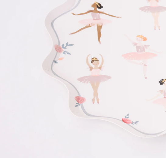 Platos de Bailarina  de Ballet (x 8)