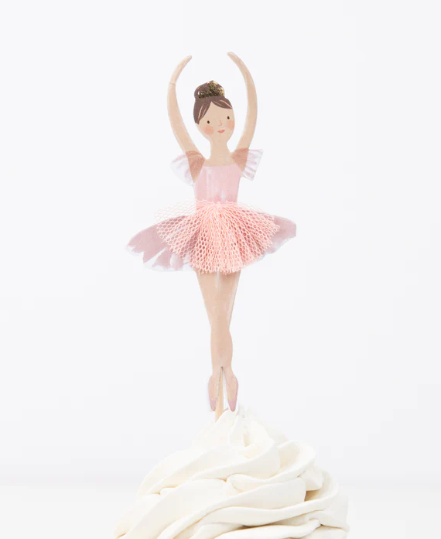 Kit de cupcakes de bailarina ballet (x 24 adornos)