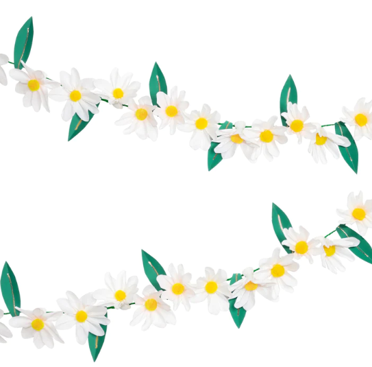 Guirnalda de flores margaritas