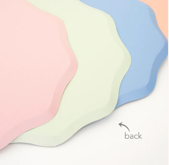 Platos base Flores Ditsy (x 12)