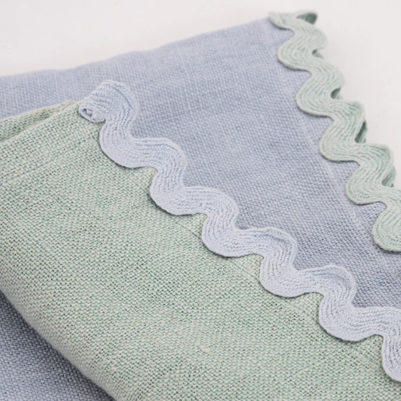 Servilletas de tela pastel (x 4) ARTICULO SOBRE PEDIDO