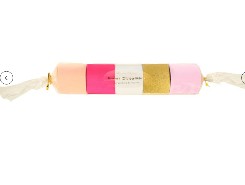 Serpertina papel crépe rosa (x5)