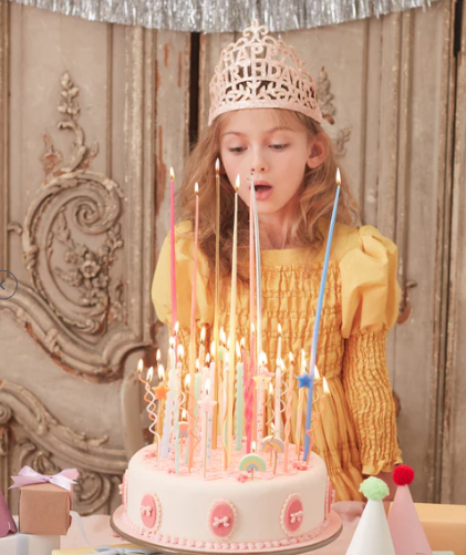 Velas Conicas Altas Mixtas X 12