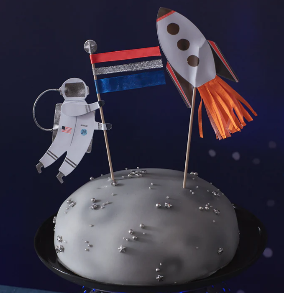 Toppers para Torta de Astronauta
