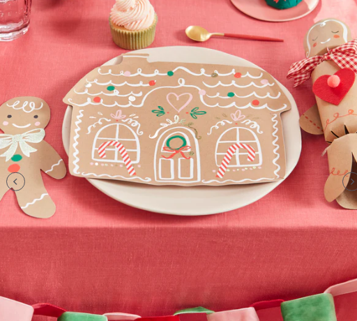 Platos de casa de jengibre x 8