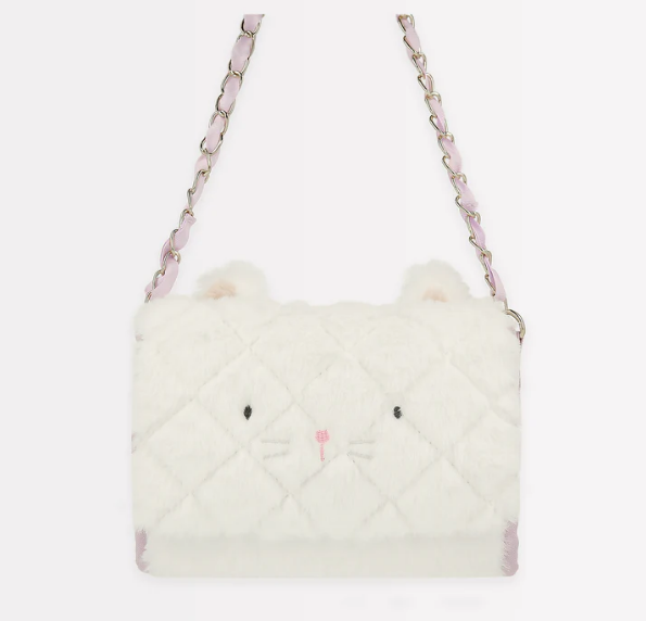 Bolso de peluche gatos