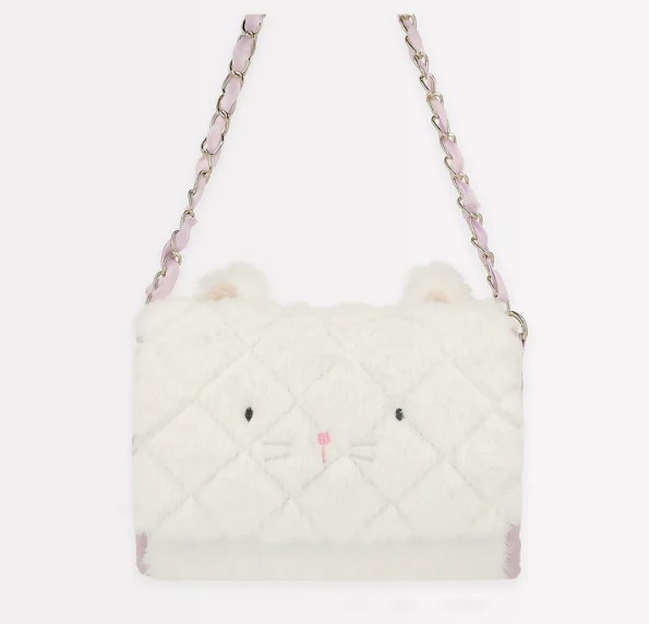 Bolso de peluche  gatos