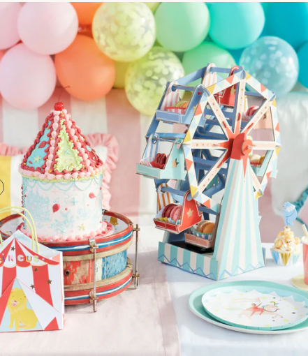 Cupcake & sweet tread Rueda de la Fortuna Centro de Mesa