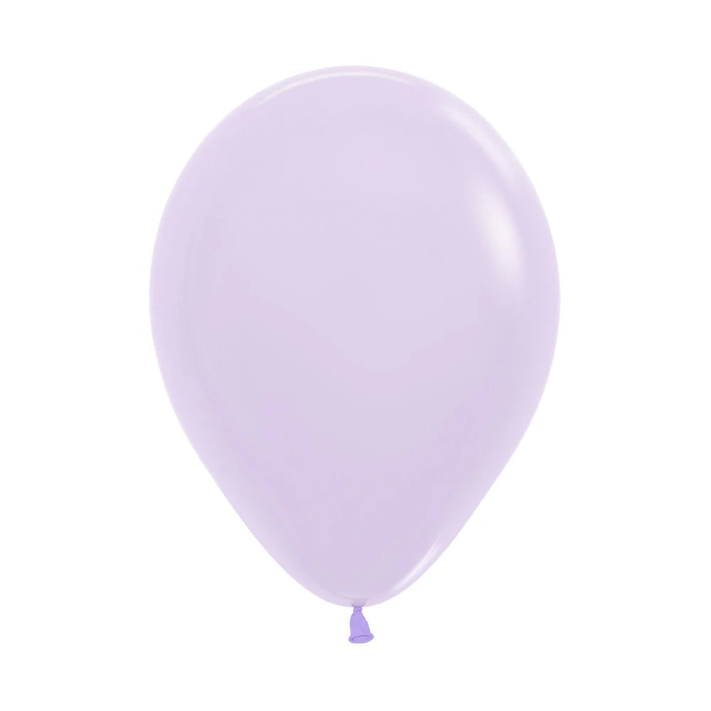 GLOBO LATEX REDONDO PASTEL MATE LILA