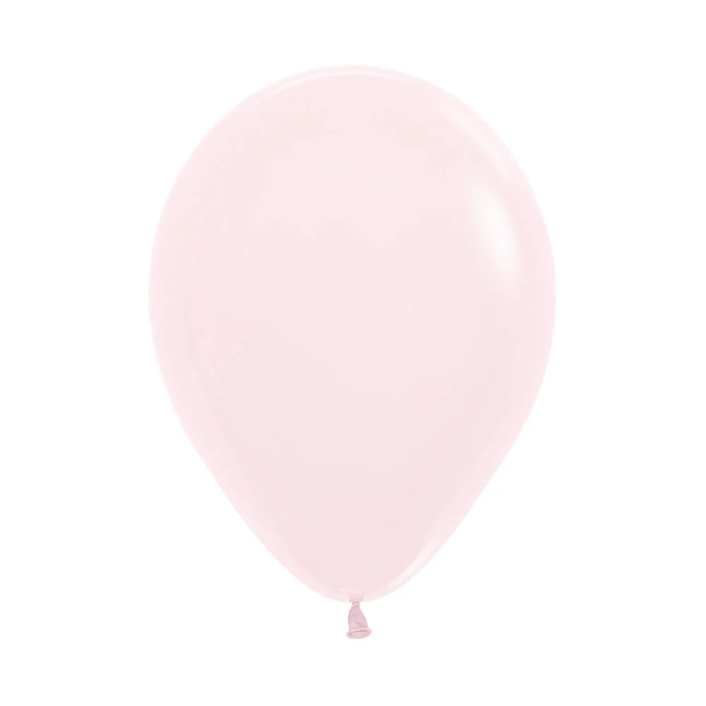 GLOBO LATEX REDONDO PASTEL MATE ROSADO