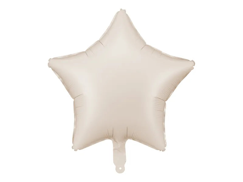 Estrella de globo de aluminio tonos pasteles mate, 40 cm