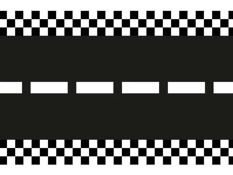 Camino de mesa ''Race Track''- carros, Tela no tejida, 40x500 cm