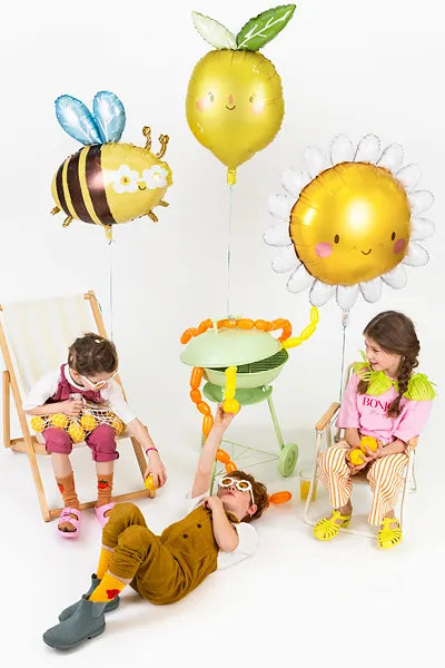 Globo de aluminio Bumblebee, 63,5x72 cm