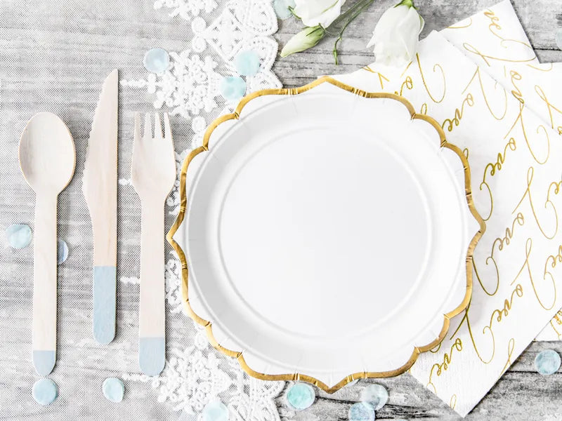 Platos, blanco, 18,5 cm