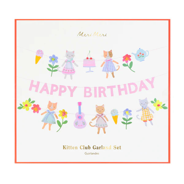 Juego de guirnaldas kitten club