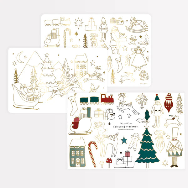 Manteles individuales de navidad (x8)
