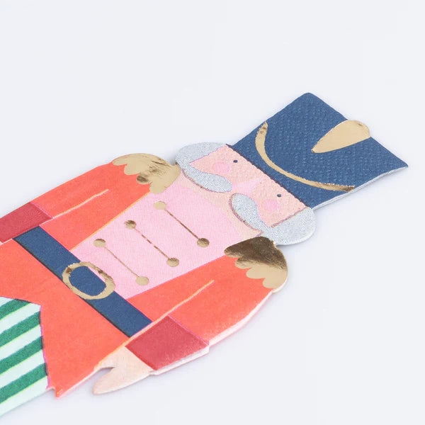 Servilletas de soldado de ballet cascanueces (x16)