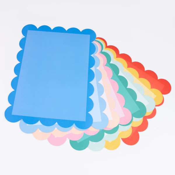 Individuales colores mixtos (x12)
