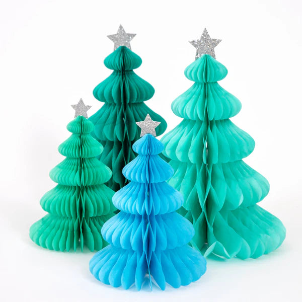 Decoración panal de arcoíris árbol de navidad (x10)