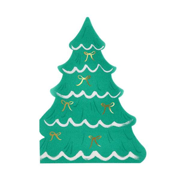Servilleta de árbol de navidad (x16)