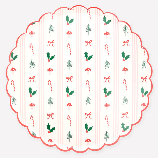 Platos pequeños con iconos (x8)
