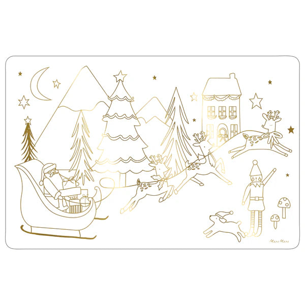 Manteles individuales de navidad (x8)