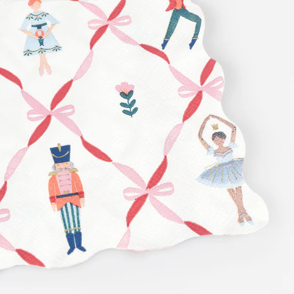 Servilletas grande de navidad cascanueces (x16)
