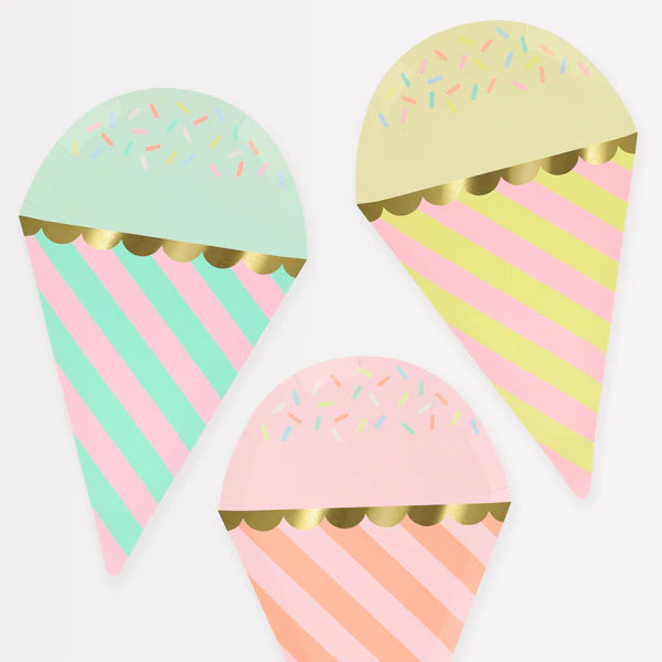 Platos helados con chispas (x8)