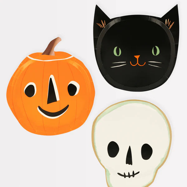Platos Halloween (x8)