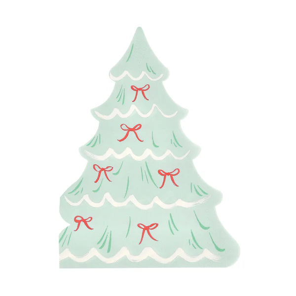 Servilleta de árbol de navidad (x16)