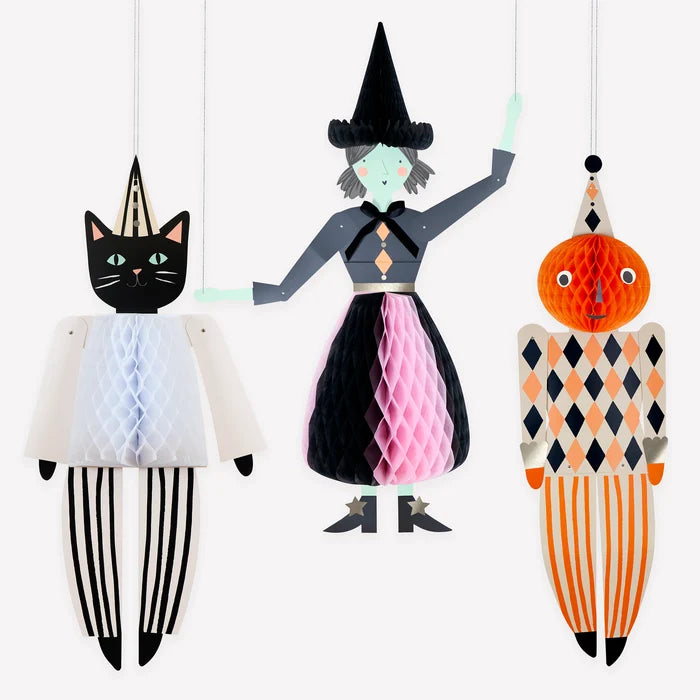 Decoración colgante para halloween (x3)