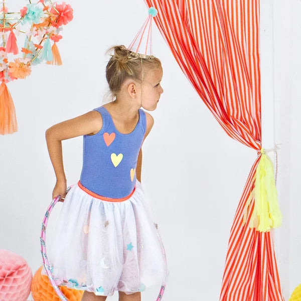 Sombreros de fiesta con pompones (x8)
