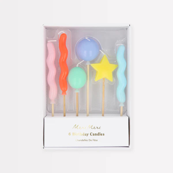 Velas de globo (x6)