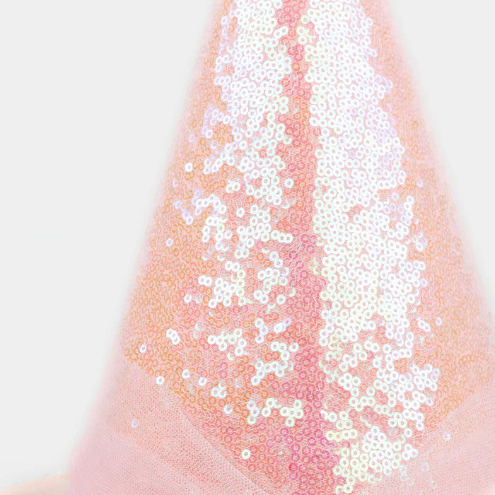 Sombrero de bruja rosa