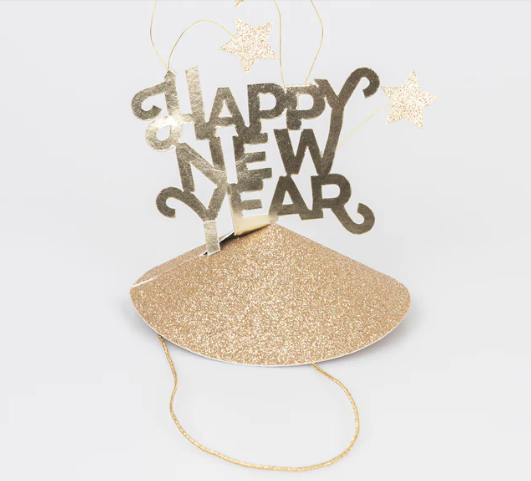 Sombreros de fiesta de Feliz Año Nuevo (x 6)