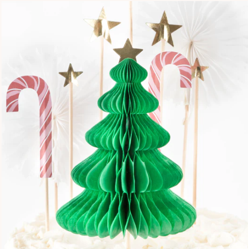 Toppers para torta navidad (x10)