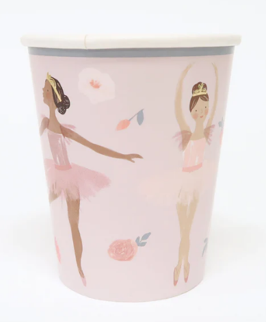 Vasos de bailarina de ballet (x 8)