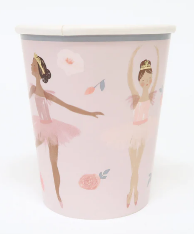 Vasos de bailaina de ballet (x 8)