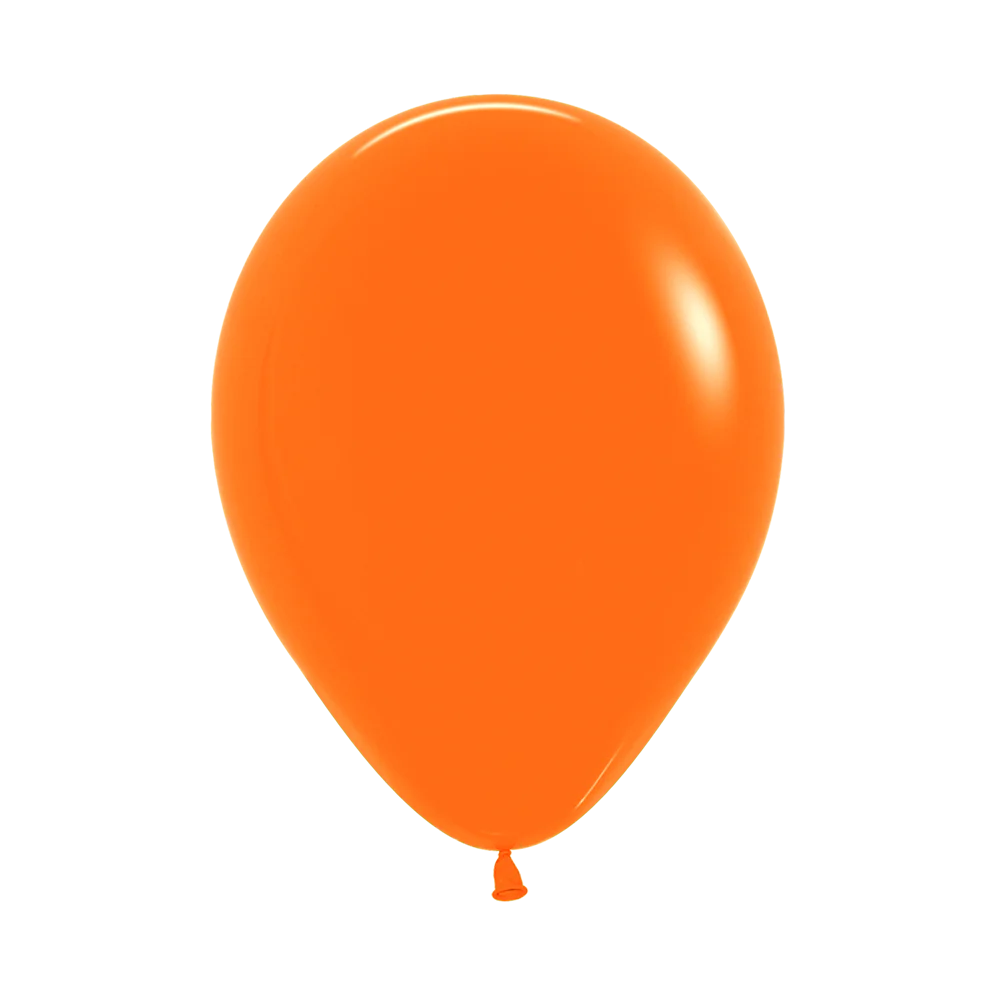 GLOBO LATEX REDONDO FASHION NARANJA