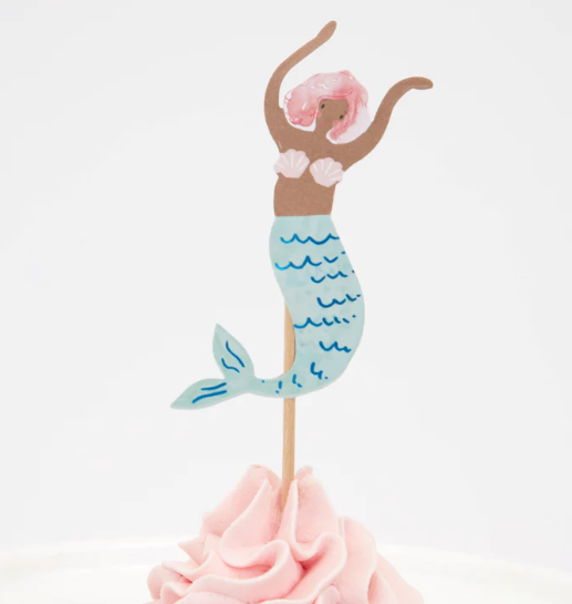 Kit de cupcakes sirena (x 24 adornos)
