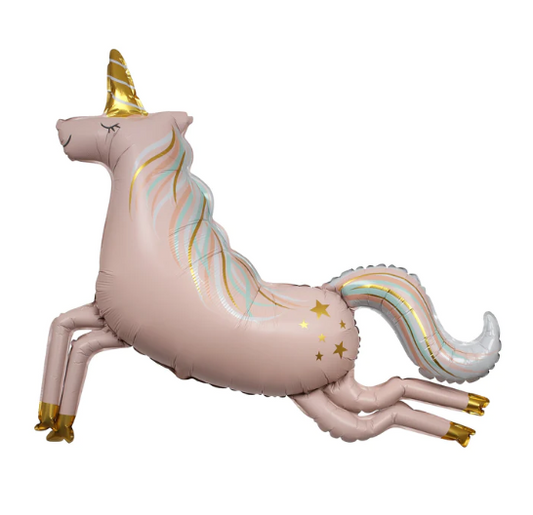 Globo metalizado  de unicornio.