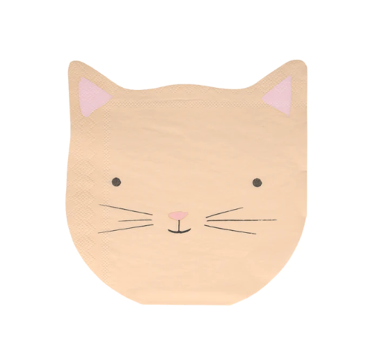 Servilletas gato (x 16)