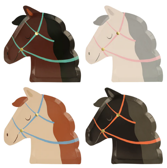 Platos de caballo (x 8)