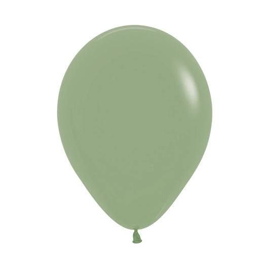 GLOBO LATEX REDONDO FASHION  VERDE EUCALIPTO