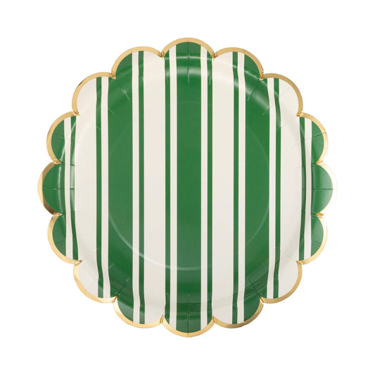 Plato  de rayas de tenis (x8)