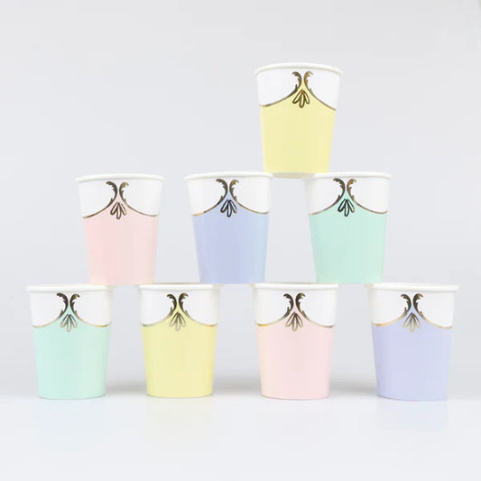 Vasos rococó (x8)