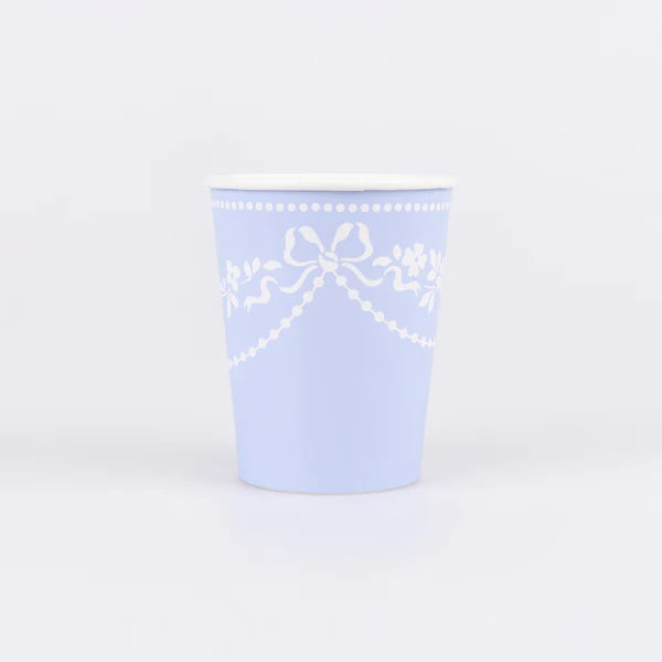 Vasos azul rococó