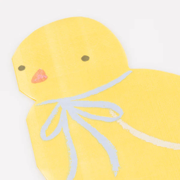 Servilleta de pollito de pascua (x16)